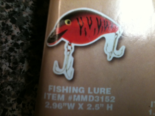 Fishing Lure Thin Stock MagnetGM-MMD3152